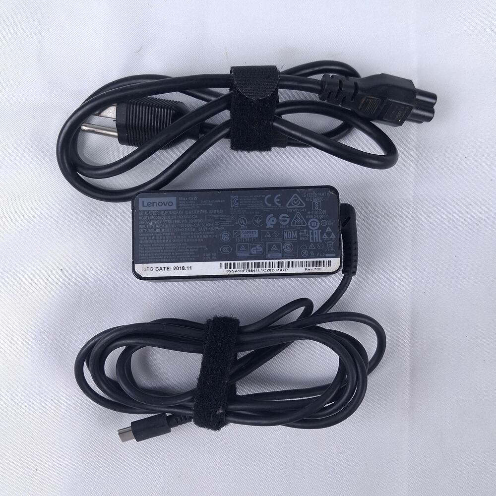 Lenovo 45W USB-C AC Adapter Charger ADLX45YLC3A SA10E75841 00HM663 ThinkPad